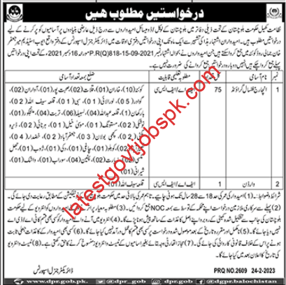 Football Ground & Warden Jobs at the Directorate of Sports