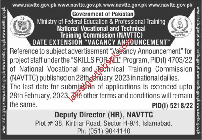 Jobs at NAVTTC 2023 for Program Assistants & Research Associates
