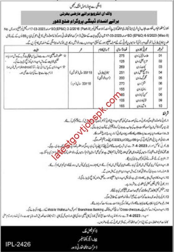 Fresh Job interviews at the District Health Authority of Lahore