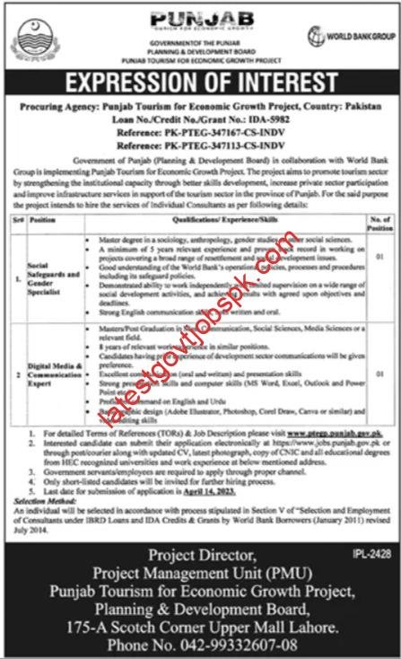 Fresh Positions at the Planning & Development Board as consultants