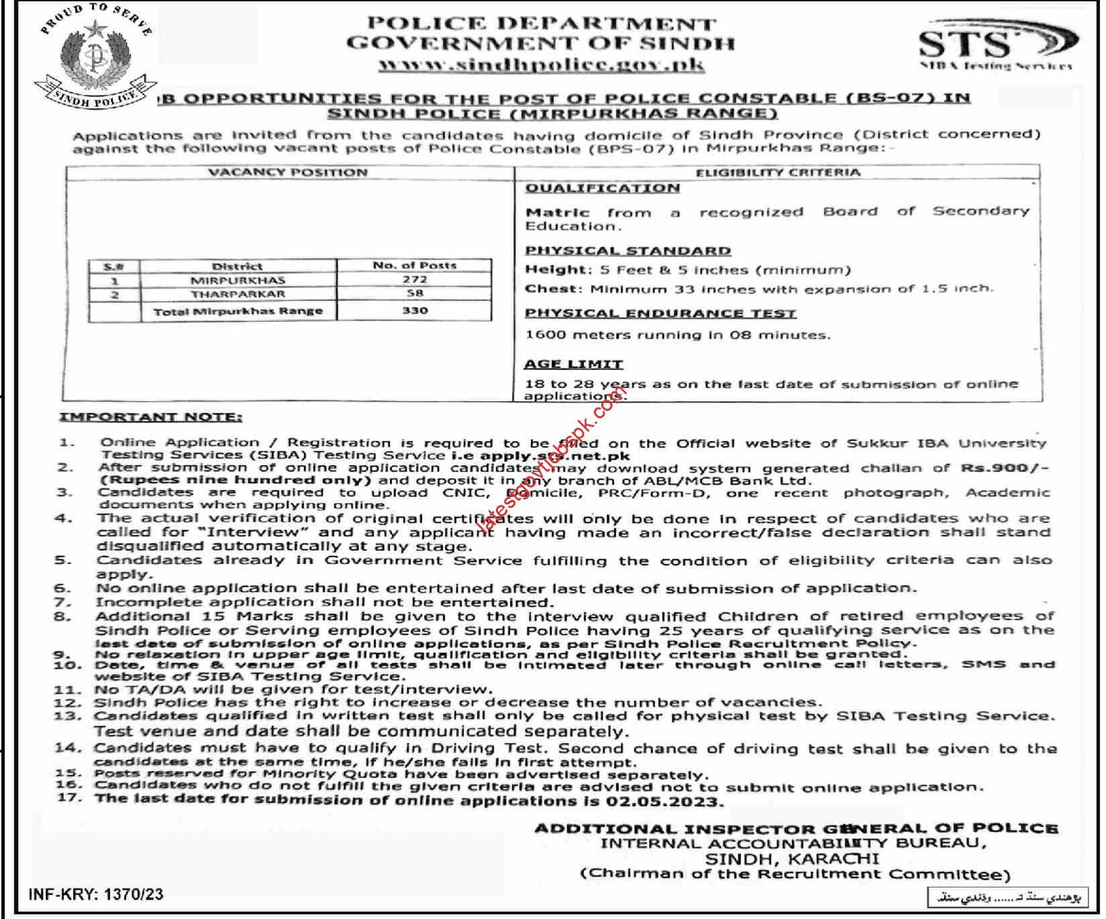 Fresh Positions at the Internal Accountability Bureau through STS