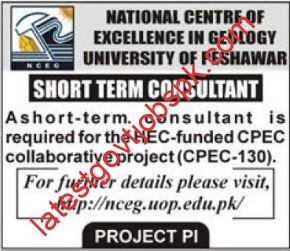 Latest Vacancies at the National Centre of Excellence in Geology NCEG 2023