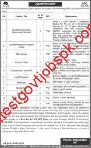Apply For 45 Jobs Vacancies in Quetta Available at Infrastructure Development Project (Project Management Unit)