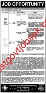 Apply For Jobs Career Opportunities at Punjab Education Foundation (PEF)