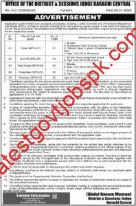 Apply for Vacancies at Government of Sindh (Works & Services Department)
