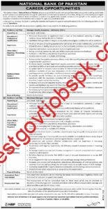 Apply Now For Career Opportunities at National Bank of Pakistan (NBP)